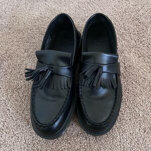 Black Tassel Loafers